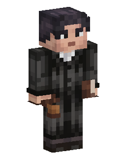 Dark Coat Gothic Boy Minecraft-Skin