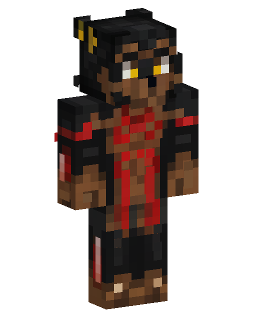 Red Black Streetwear Boy Minecraft skin