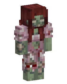 Bloodied Red Haired Zombie 的 Minecraft 皮肤