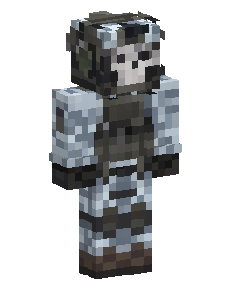Frost Armored Warrior Minecraft skin