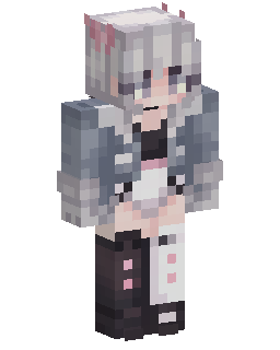 Silver Haired Girl skin de Minecraft