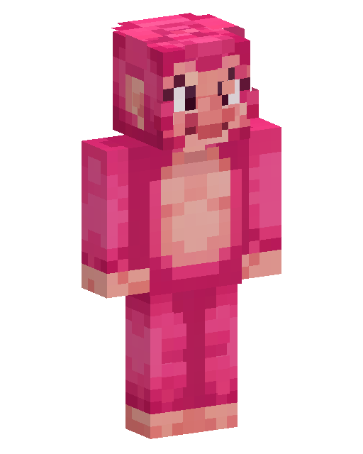 Pink Fantasy Creature Minecraft skin