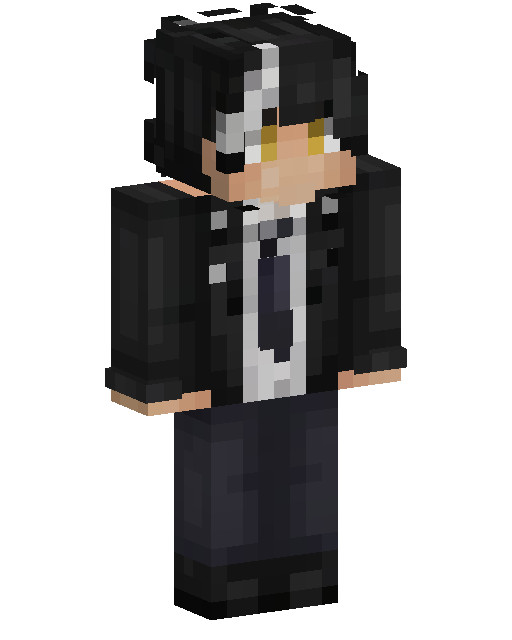 Black Suit Butler Minecraft skin