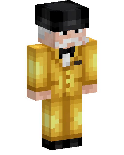 Gold Suit Man Minecraft skin