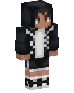 Black White Streetwear Boy skin de Minecraft