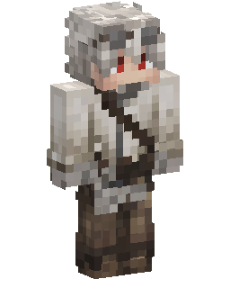 Gray Haired Adventurer Minecraft-Skin