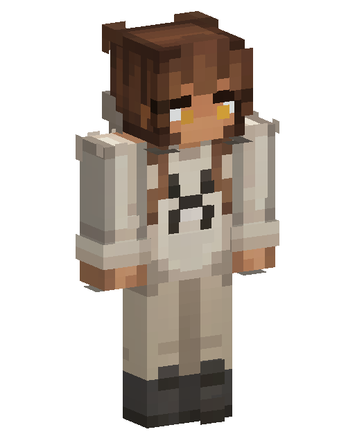 Minecraft-Skin White Coat Scientist