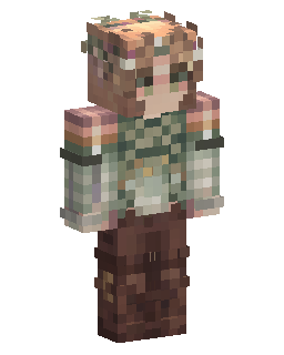 Striped Green Forest Adventurer Minecraft skin