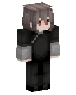 Dark Hoodie Anime Boy Minecraft skin