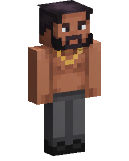 Скін Minecraft A Guy with Golden Chain