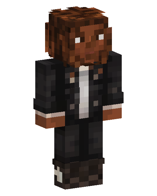 Bearded Man In Suit Minecraft skin