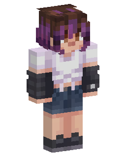 Purple Haired Girl 的 Minecraft 皮肤