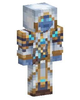Skin Minecraft Frost Mage In White Robes