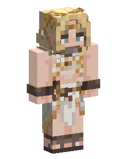 Golden Haired Greek Warrior Minecraft skin
