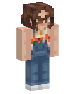 Denim Overalls Girl Minecraft skin