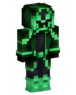 Neon Green Hooded Stalker のMinecraftスキン