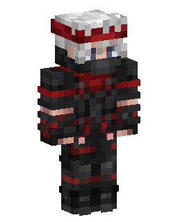 Black Armor Red Trim Warrior 的 Minecraft 皮肤