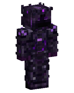 Скін Minecraft Purple Armored Warrior