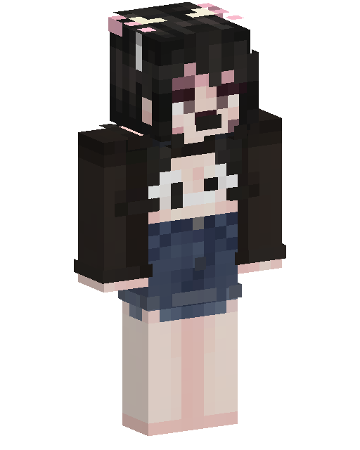 Dark Haired Girl Minecraft 皮肤