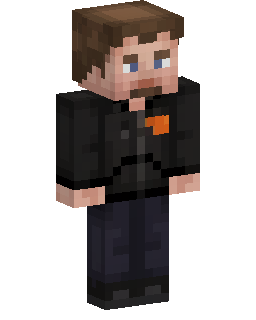 Black Suit Man Minecraft skin