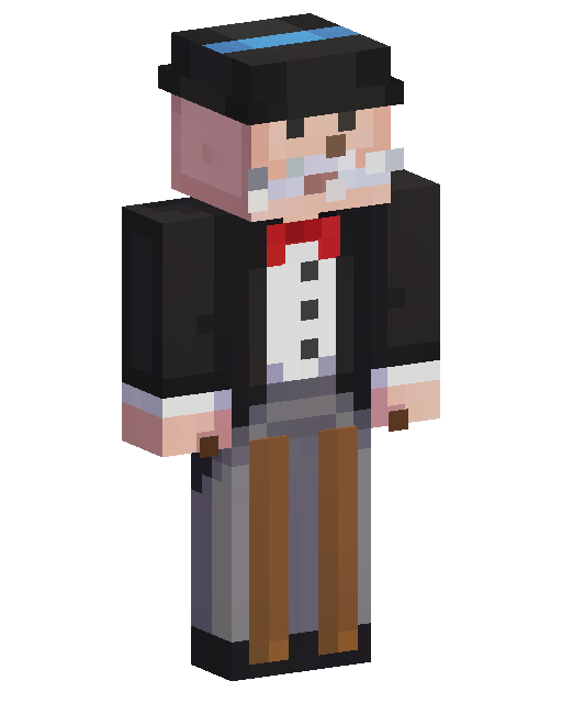Black Suit Gentleman Minecraft skin