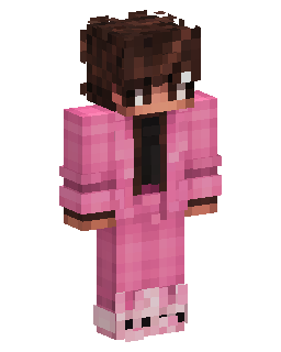 Skin Minecraft Pink Hoodie Girl