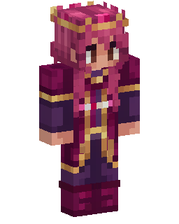 Magenta Fantasy Princess skin de Minecraft