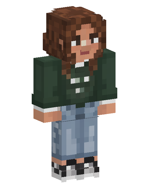 Skin do Minecraftu Bearded Green Sweater