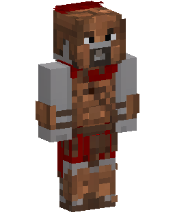 Skin Minecraft Red Armored Animal