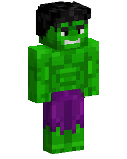 Hulk skin de Minecraft