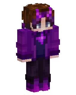 Skin Minecraft Purple Hoodie Gamer