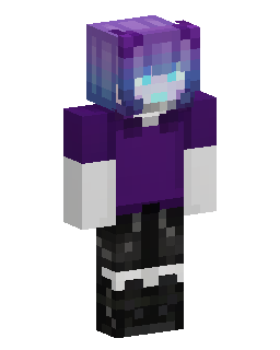 Purple Helmet Character skin de Minecraft