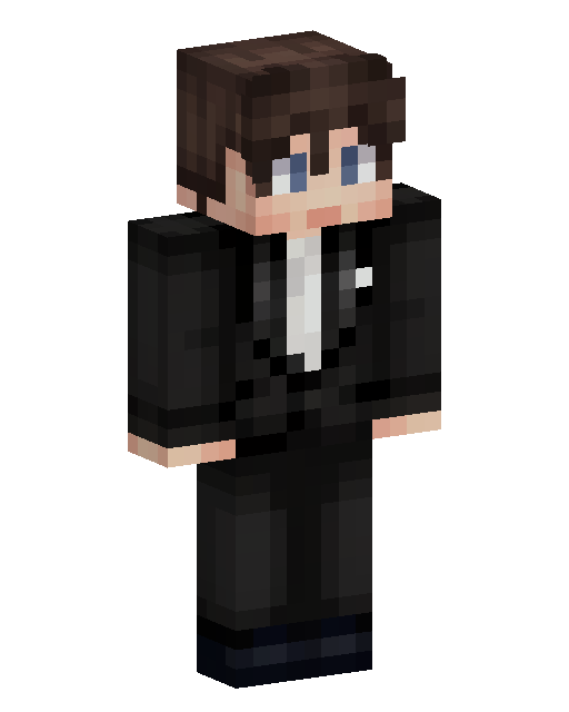 Black Suit Office Worker Minecraft skin