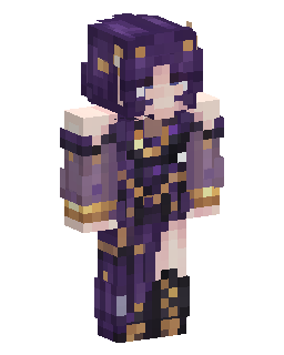 Purple Armored Warrior Minecraft skin