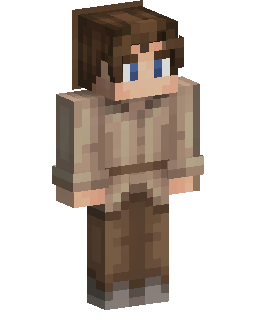 Skin Minecraft Brown Haired Hoodie Boy