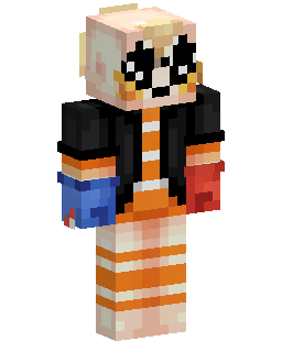 Masked Black Jacket Boy Minecraft skin
