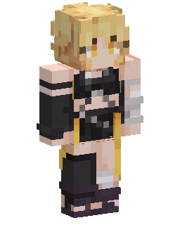 Blonde Anime Girl Minecraft 스킨