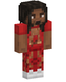Red Robe Fighter Minecraft skin