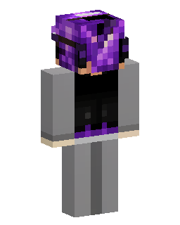 Skin Minecraft Purple Armored Night Warrior
