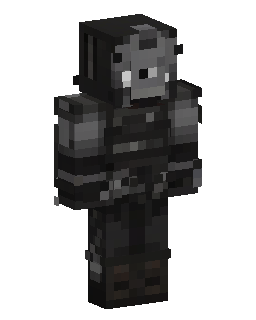 Dark Hooded Horror Figure Minecraft-Skin
