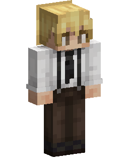 Blond Formal Student Minecraft skini