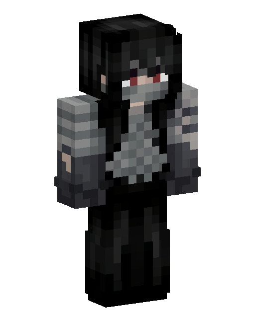 Скин Minecraft Dark Haired Anime Girl