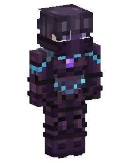 Skin Minecraft Dark Purple Enderman Warrior