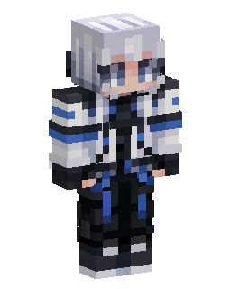 Striped Hoodie Anime Boy 的 Minecraft 皮肤