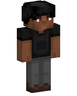 Dark Haired Gray Outfit skin de Minecraft