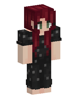 Skin Minecraft Red Haired Gothic Girl