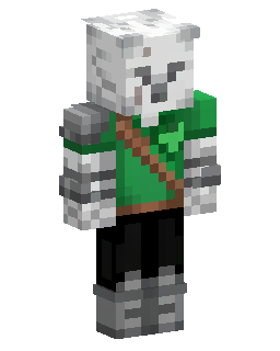 Green Tunic Warrior Minecraft skin