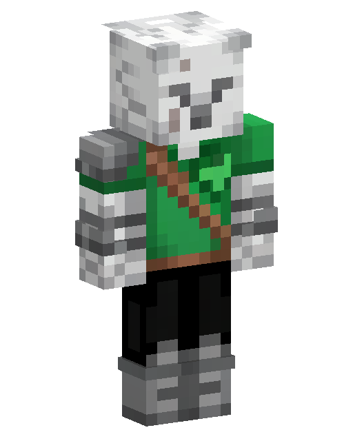 Green Tunic Warrior Minecraft skin