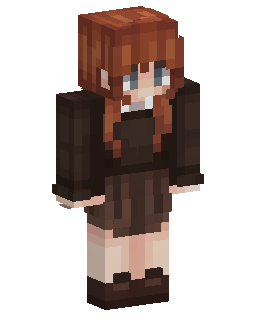 Brown Haired Girl Minecraft-Skin