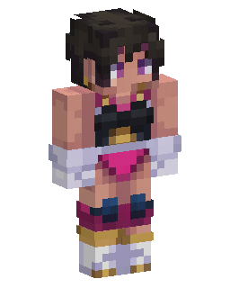 Minecraft-skin Black Haired Anime Girl